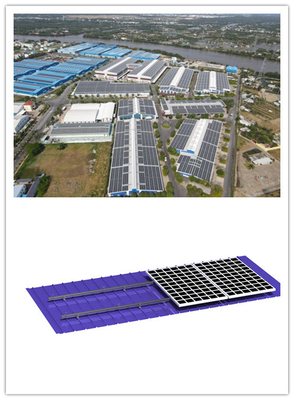 L Feet T Kẹp Hệ thống lắp đặt năng lượng mặt trời trên mái nhà bằng kim loại MRA2-TD